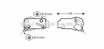 AVA QUALITY COOLING bw3350 -  Масляный радиатор, автоматическая коробка передач